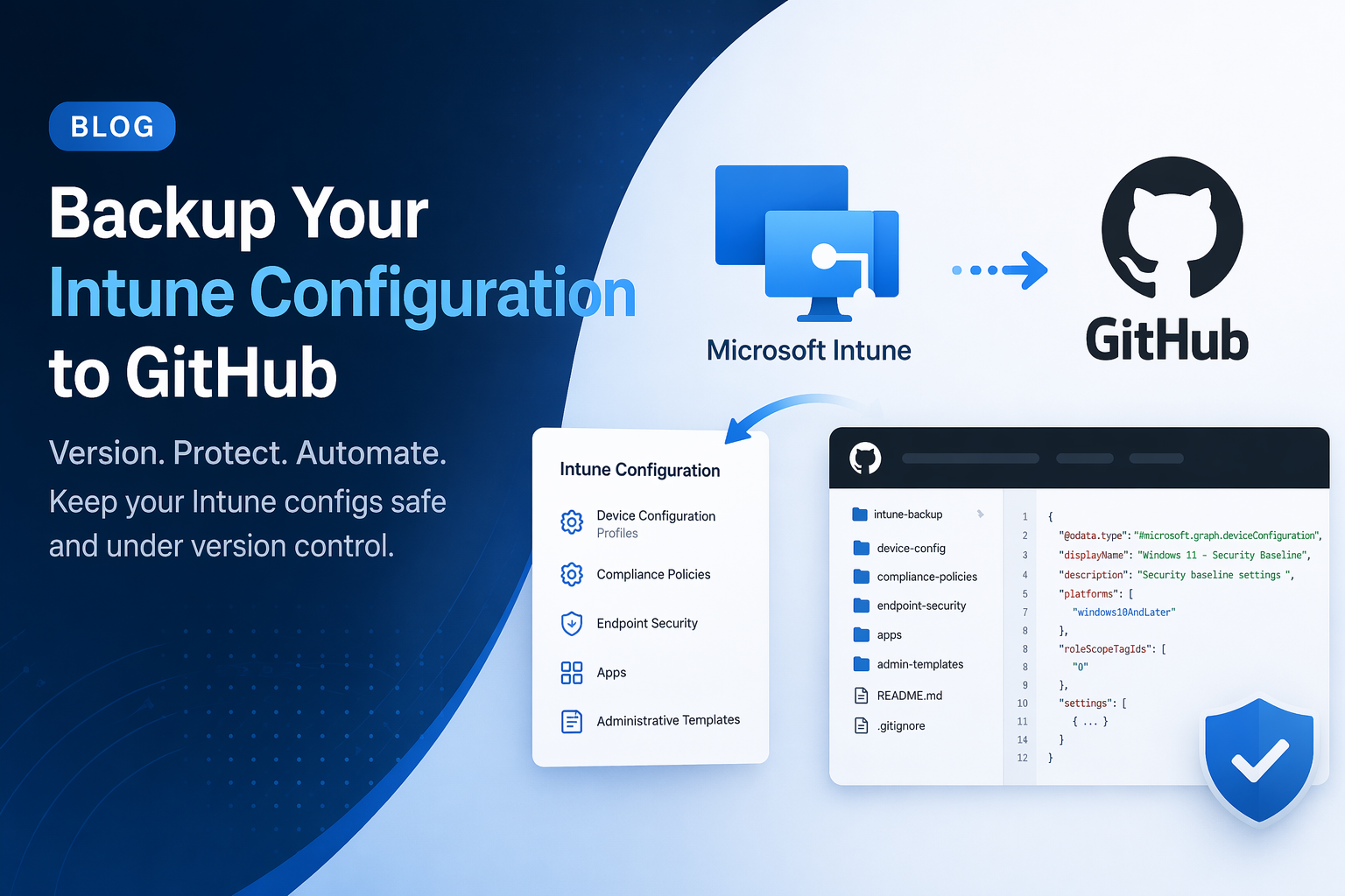 Automated Intune Backups to GitHub with IntuneManagement