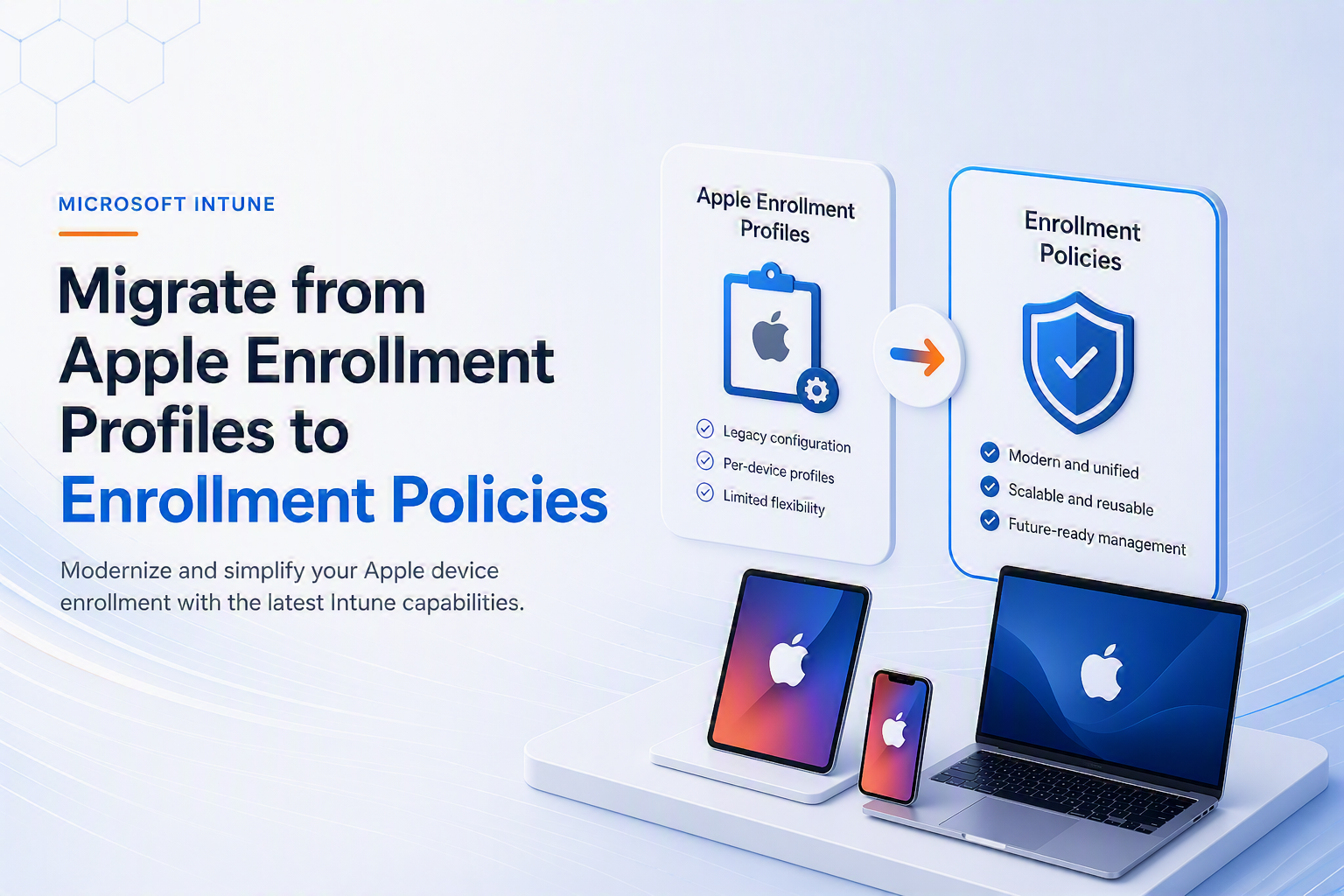 Migrating from Apple Enrollment Profiles to the Enrollment Policies